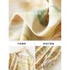 1116 summer new fashion light and cool smudged printed chiffon t-shirt women's slim shirt lantern sleeve top
