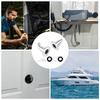 Сквозной корпусной выхлопной фитинг из нержавеющей стали 316, socket для трубы 24 мм, фурнитура для выхлопных труб отопителей