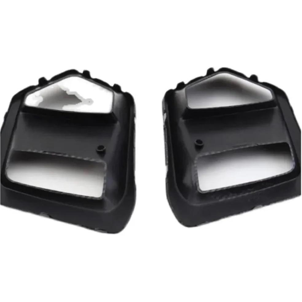 Compatible For Ford Focus RS 2015 2016 2017 2018 Car Exterior Accessories Fog Lights Frame Fogs Lamp Cover Grille Carbon Fiber Look(1PCS right side)