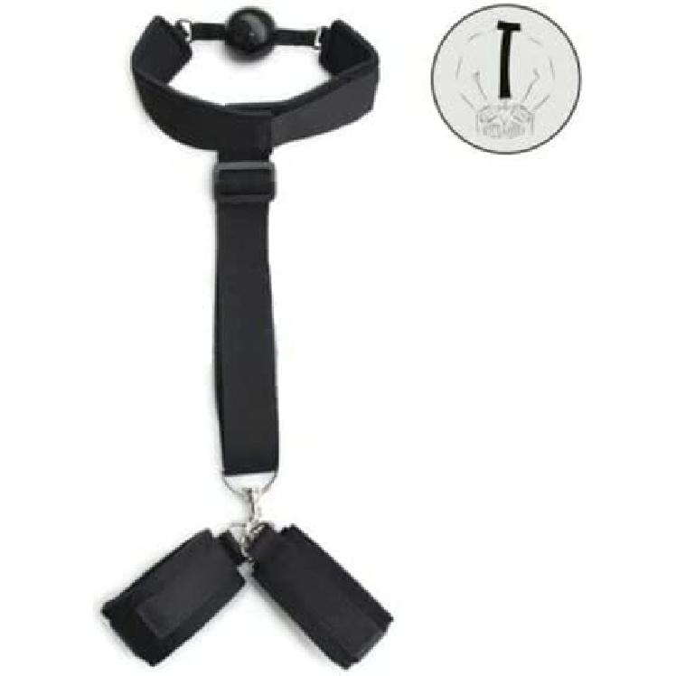 Adults Grownups Bedroom Bondaged Bed Restraints Belts Yoga Sweater E13 | Wrists And Ankles Handcuffs Hand Cuff Set for Bed Tie Downs Kit Sex