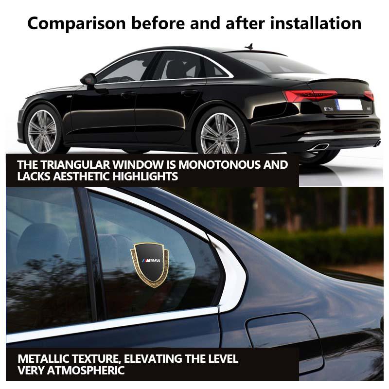 AAAPQ1 Car Window Sticker Decal Rear Trunk Emblem Badge Body Decal For BMW Performance M E87 E30 E46 E28 F35 G20 E93 F20 X3 X