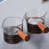 70/75Ml Heat-Resisting Glass Espresso Measuring Cup Double Mouth Glass Milk Jug
