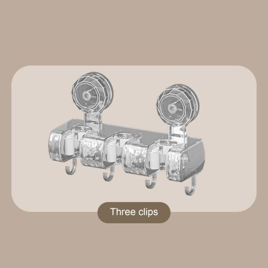 Настенный держатель для швабры, держатель для щетки, прочный, выдерживающий нагрузку, простая установка, противоскользящая швабра