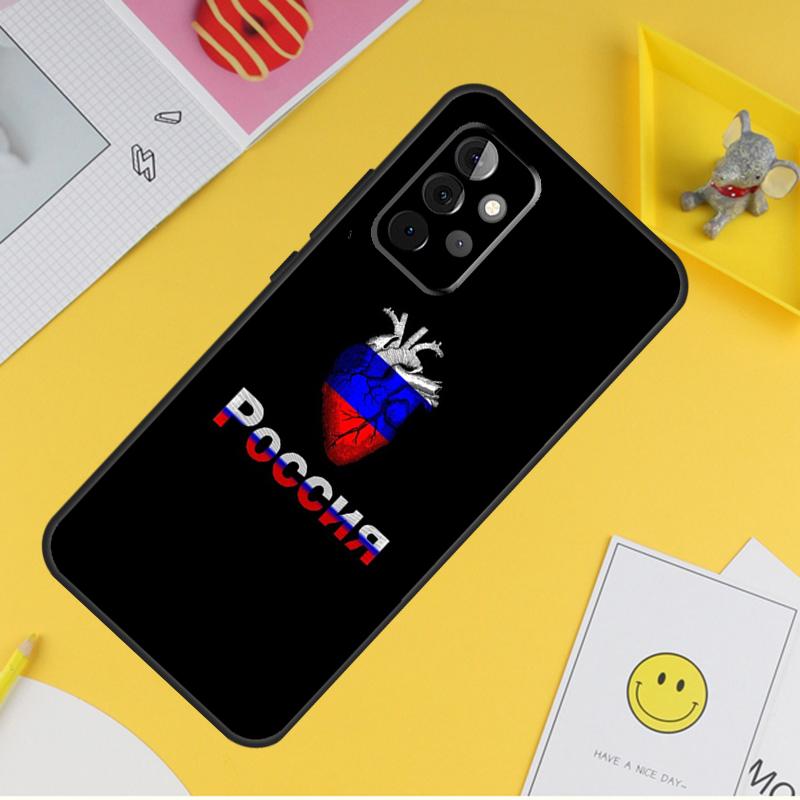 Россия Российский флаг для Samsung Galaxy A14 A34 A54 A12 A32 A52 A51 A71 A53 A33 A13 A15 A25 A35 A55 чехол для телефона