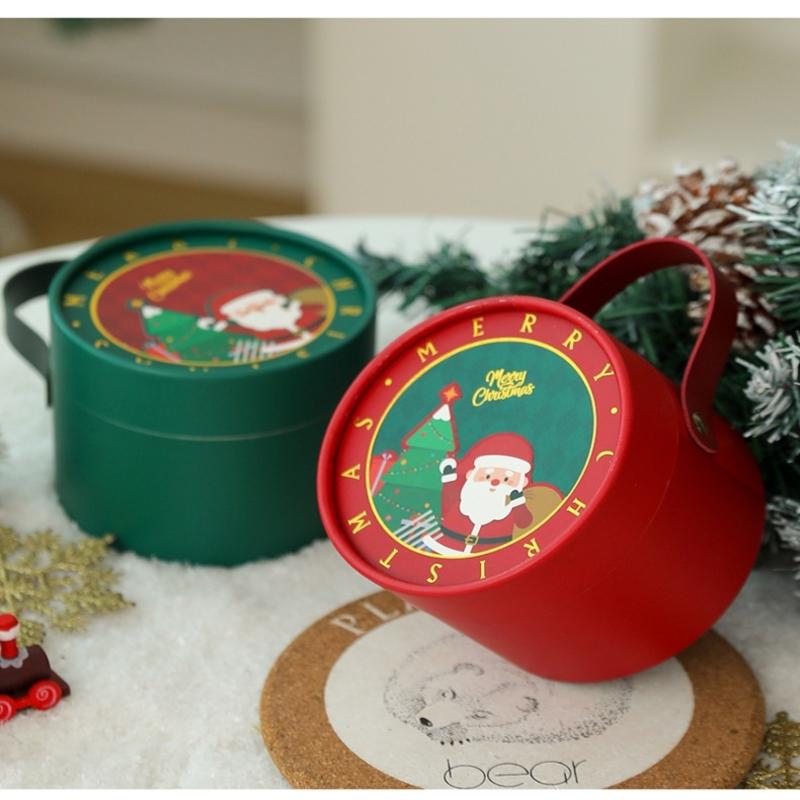 2025 Новый Рождественский Яблочный Бокс Подарочная Коробка Рождественский Сочельник Рождественская Коробка для Упаковки Фруктов Рождественская Подарочная Коробка (Исключая Яблоки)