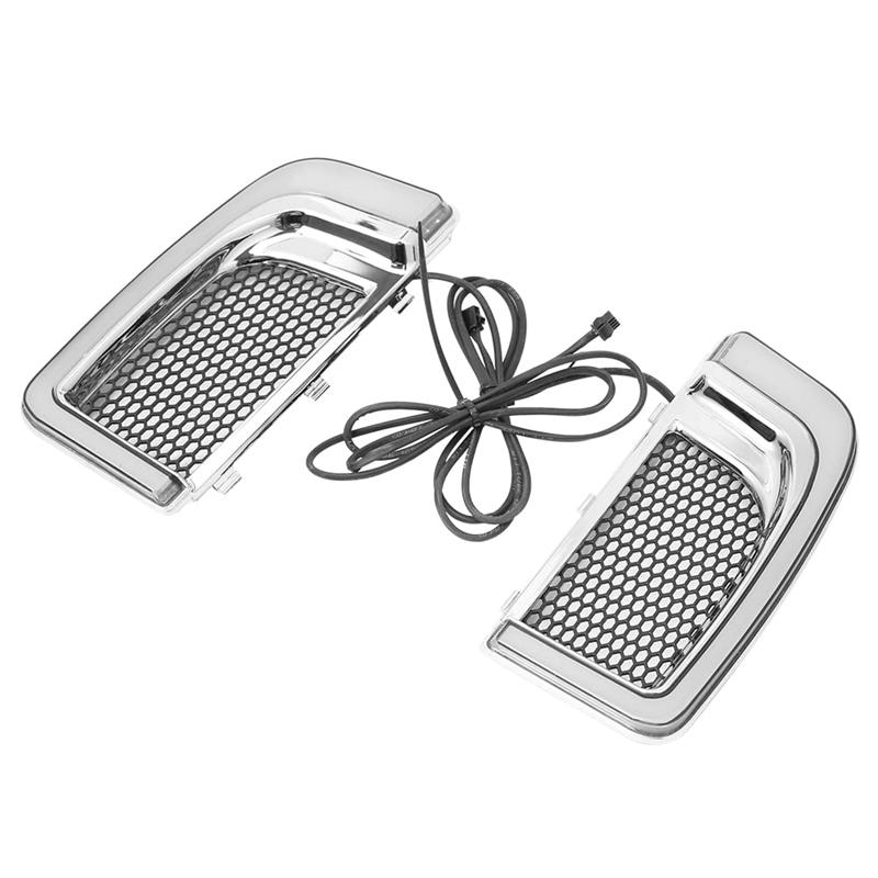 ABLZ-LED Fairing Grille Turn Signals Light For Touring Street Electra Glide Tri Glide FLHTK FLHTCU FLHTKSE Motorcycles