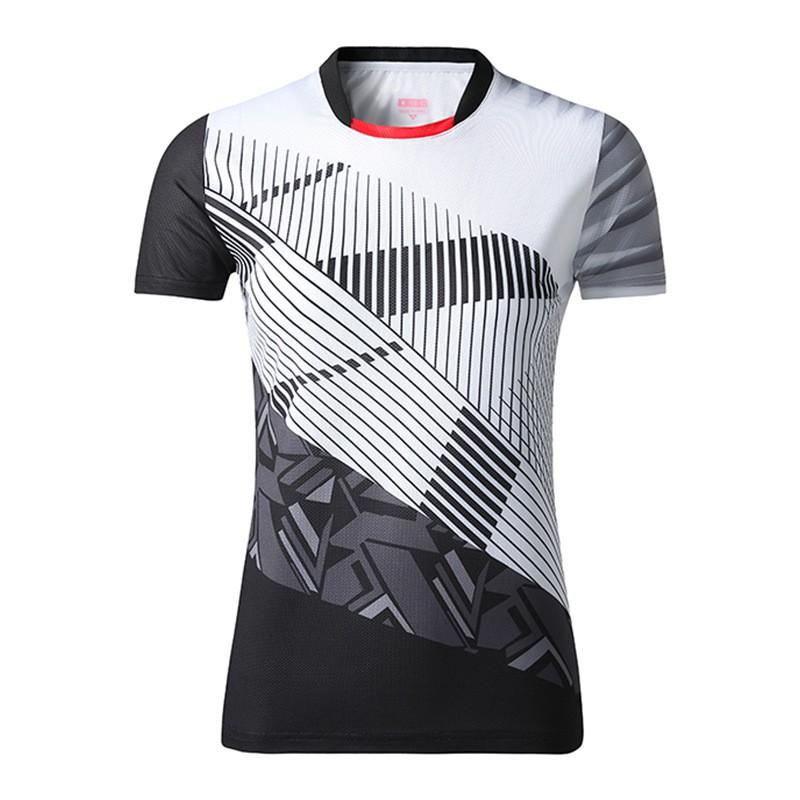 Unisex Badminton Shirt Quick Dry Sport Top Men Women Lightweight Athletic Wear
