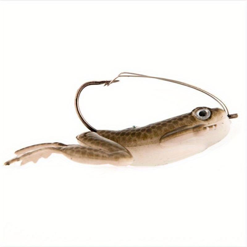 10 шт. резиновые лягушки мягкие рыболовные приманки CrankBait снасти 6 см лягушки рыболовные приманки приманки