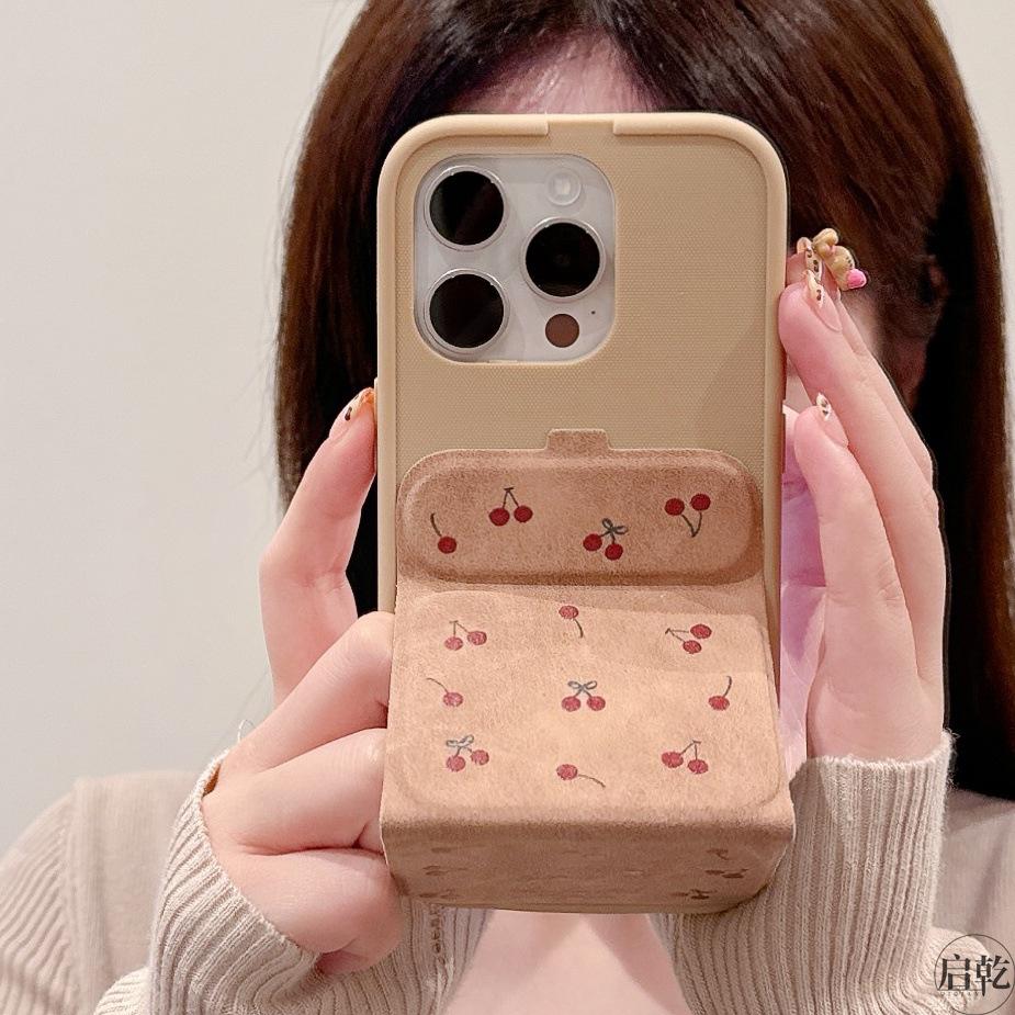 Магнитная подставка-трансформер Flip Cherry для чехла для телефона IPhone16/15 для Apple 14/13promax