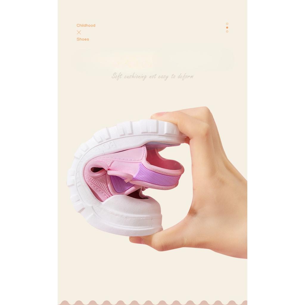 New Children's Sandals, Summer Home Anti Slip Soft Bottom Cartoon Baby Sandals for Girls and Boys In The Bathroom, Cool Mop