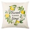 Pillow Cover Nordic Ins Pillow Summer Yellow Lemon Square Print Pillow Cover Cushion