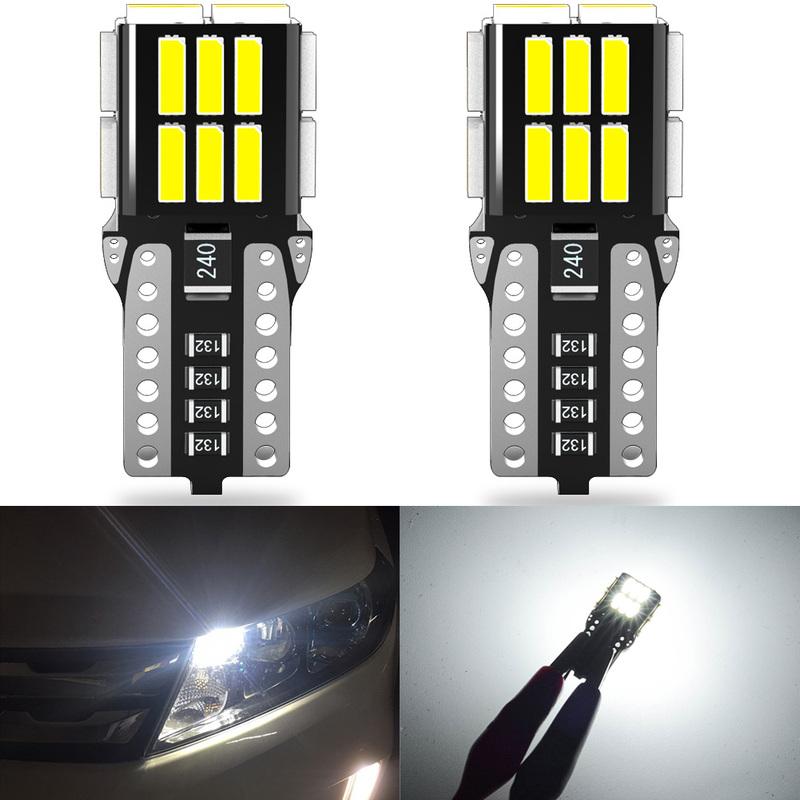 2x T10 W5W Led Bulbs Canbus Parking Clearance Lights Error Free For Renault Duster Megane 2 3 Logan Clio Fluence Captur Sandero