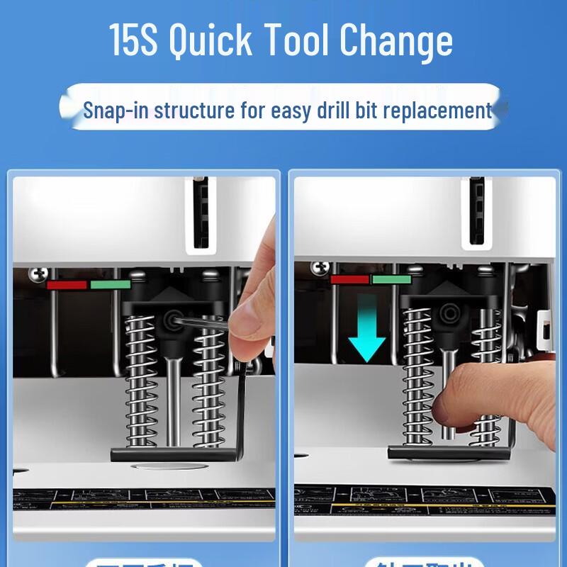 Deli Financial Document Binding Machine CN plug (adapter included)