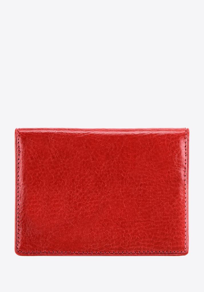 Wittchen Men's Leather Business Card Case Red Red Genuine Leather
