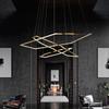 Luxury Hexagonal Pendant Light for Living Room, Dining, or Store - Modern, Creative Stainless Steel Fixture