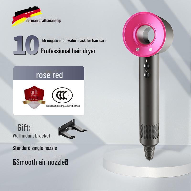 Высокоскоростной фен без листьев 110 В, соответствующий стандартам США и Японии, для домашнего использования, оснащен технологией отрицательных ионов