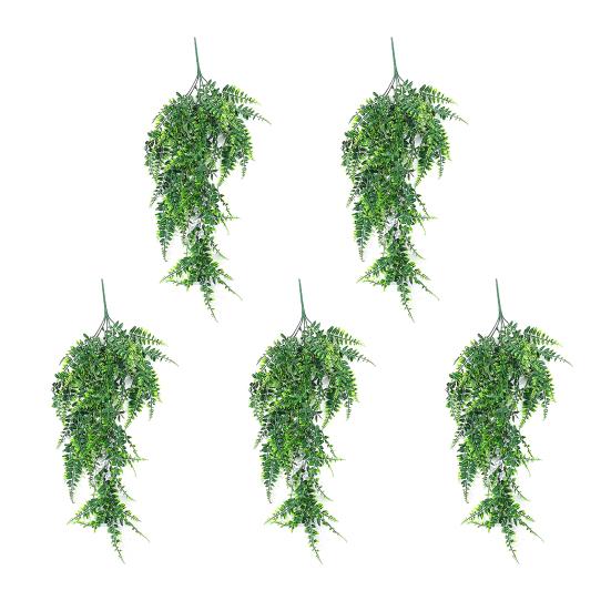 Искусственные Подвесные Растения Искусственные Лианы Устойчивые к УФ-лучам Водонепроницаемые Легко Чистятся Для Дома и Улицы Искусственные Подвесные Папоротники Зелень Растения