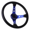 2025 New Car Accessories Sport Steering Wheel Universal 14inch PVC Leather Steering Wheel