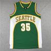 Mens Seattle SuperSonics Basketball Jersey 20 40 35 Embroidered Team Sport Shirt Winter Fall