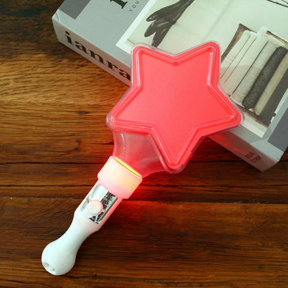 Star Heart LED Glow Stick Mini Concert Light Stick LED Glow Luminous Stick Music Festival