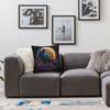 Mystical Full Moon Raven Spirit Square Pillowcase Polyester Linen Velvet Printed Zip Decor Pillow Case Home Cushion Case