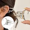 Embellished Earrings Silver Ear Cuff for Women, No Piercing Metal Elf Cool Girl Fashion Jewelry Cuff, Cartilage Climber Clip Hair Styling Accessory