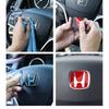 Car Steering Wheel Emblem Sticker Accessories For Honda Mugen Civic Accord City CRV Jade Fit Odyssey Hybrid Insight HRV Pilot aiz256