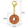 [YISHUI] (Isui) feng shui goods key ring Taoism Bagua yin and yang Taiji symbol self-defense talisman amulet mantra fortune Auspicious origin good