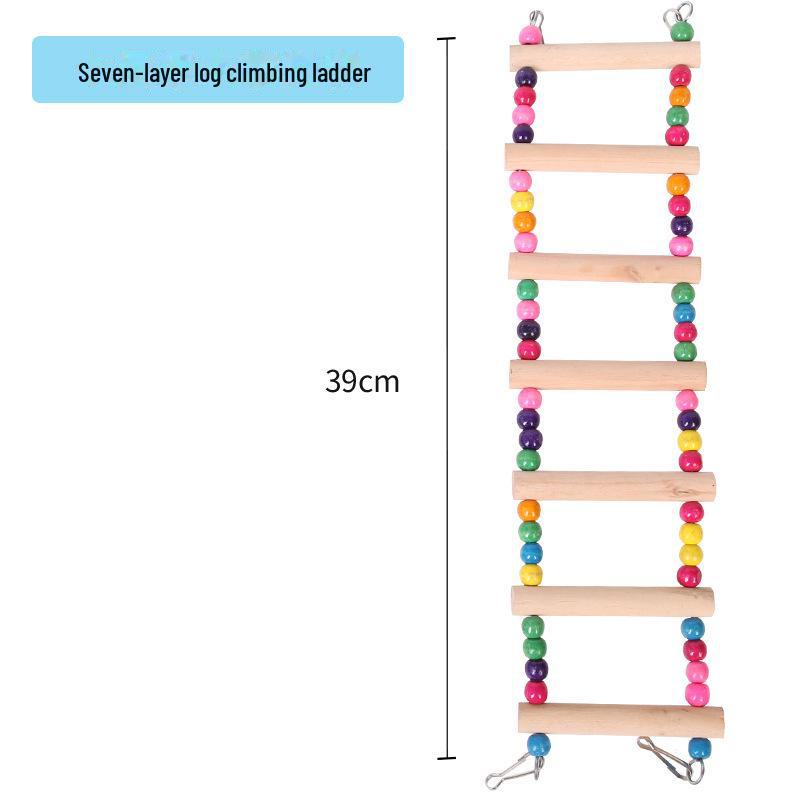 Игрушка-качели и лестница для лазанья для волнистых попугаев и какаду