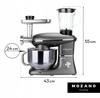 Robot Kuchenny Planetarny Maszynka Do Mięsa Mikser Blender 6,2L + Przepisy