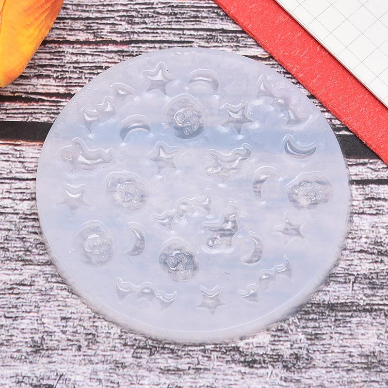 Форма для Хэллоуина из силиконовой смолы своими руками, мини-форма для тыквы, привидения, летучей мыши, ювелирные изделия, подарок