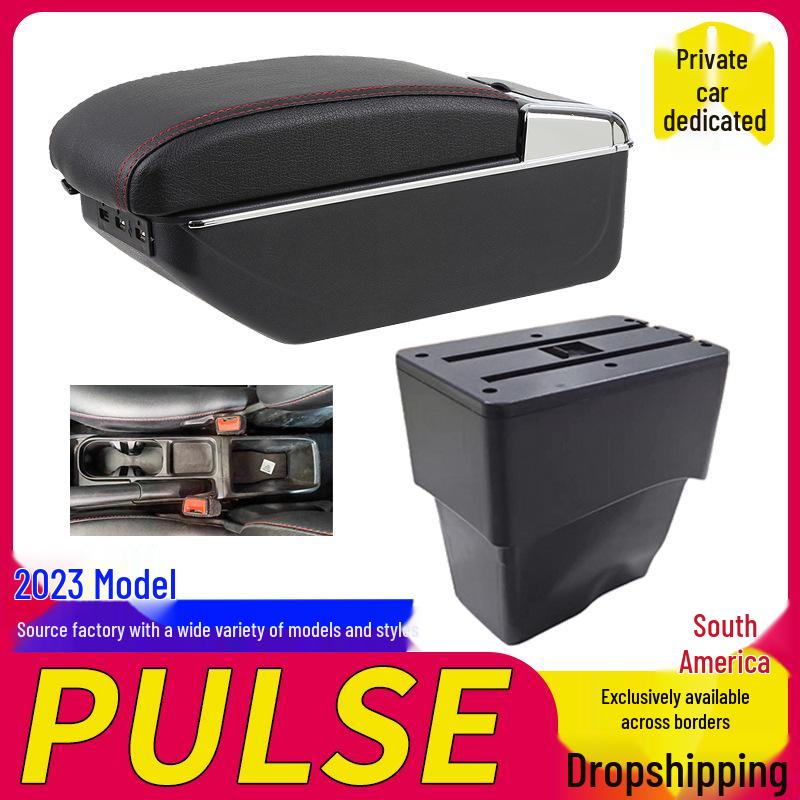 2023 FIAT PULSE Center Armrest Box - Easy Install, No Drilling Required