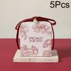 5pc Elegant Fresh Flowers Candy Box Biscuit Storage Party Supplies Gift Wrapping Favors Decor Paper
