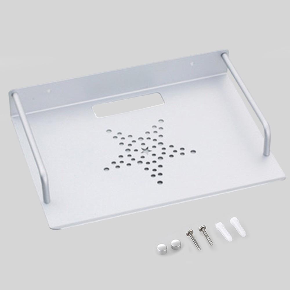 Металлическая полка для маршрутизатора, настенное крепление, держатель проектора, прочная стойка для маршрутизатора, гостиная, спальня