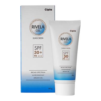Rivela Gel SPF30+ Солнцезащитный гель 60 г 1 шт Нелипкий Легкий Защита от солнца