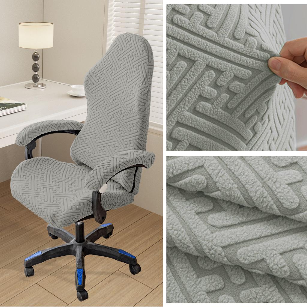 Thick Jacquard Gaming Chair Cover Universal Elastic Office Computer Chair Cover Racing Game Chair Cover with Armrest Cover