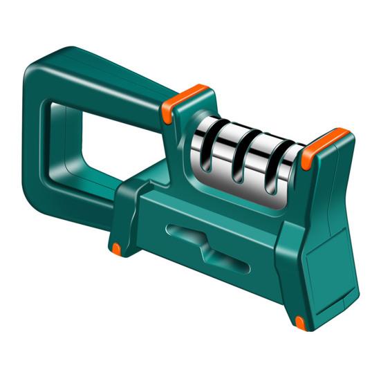 4-в-1 точилка для ножей 3-ступенчатая быстрая заточка Нескользящая сверхмощная многофункциональная точилка для ножниц точильный камень кухонные принадлежности
