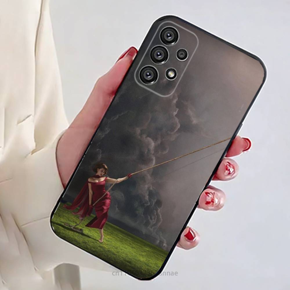 Чехол для телефона RAYE Singer для Samsung Galaxy A13, 21s, 22, 31, 32, 52, 53, 71, 80, A91 Мягкий черный корпус