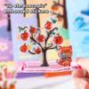 3D Наклейки Милые Рельефные Наклейки Серия Веселая Складка Детские Игрушки Обменные Наклейки Офисные Школьные Принадлежности Канцелярские Товары