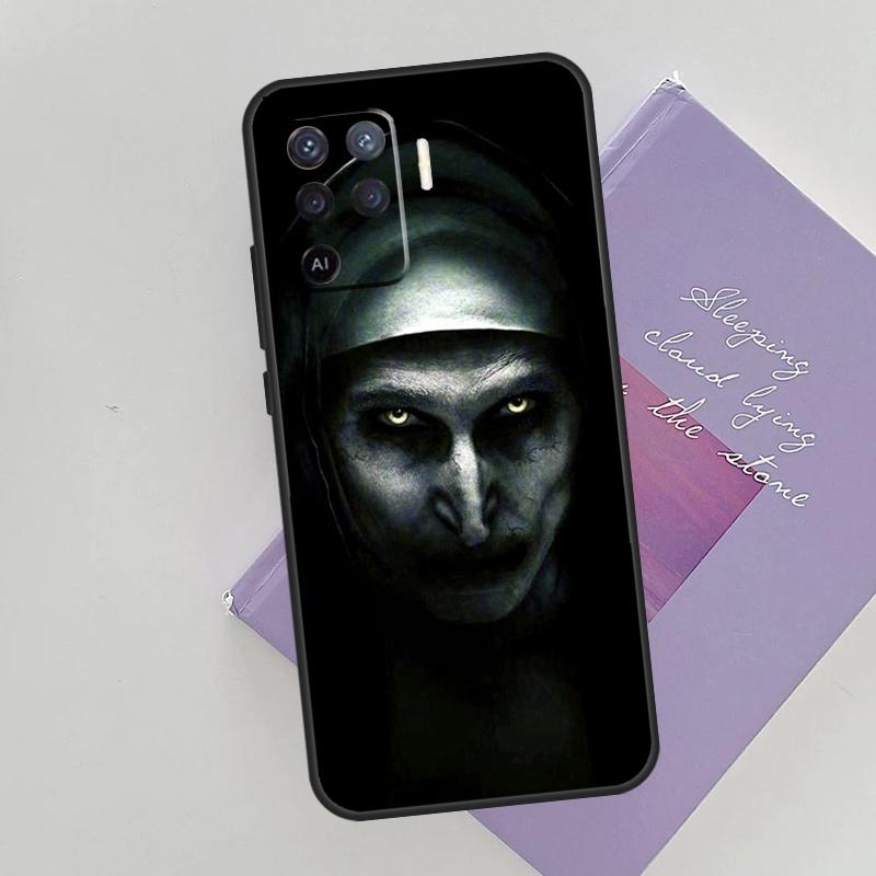 Чехол для телефона Хоррор Валак из фильма «Проклятие» для Oppo A54 A74 A94 A15 A16 A17 A52 A72 A76 A96 A57 A58 A78 A98 A53S