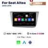 Новый Android Car Radio Multimedia Video Player для Seat Altea 2004-2015 Toledo 2004-2009 GPS Navigation BT Carplay 2Din Head Unit