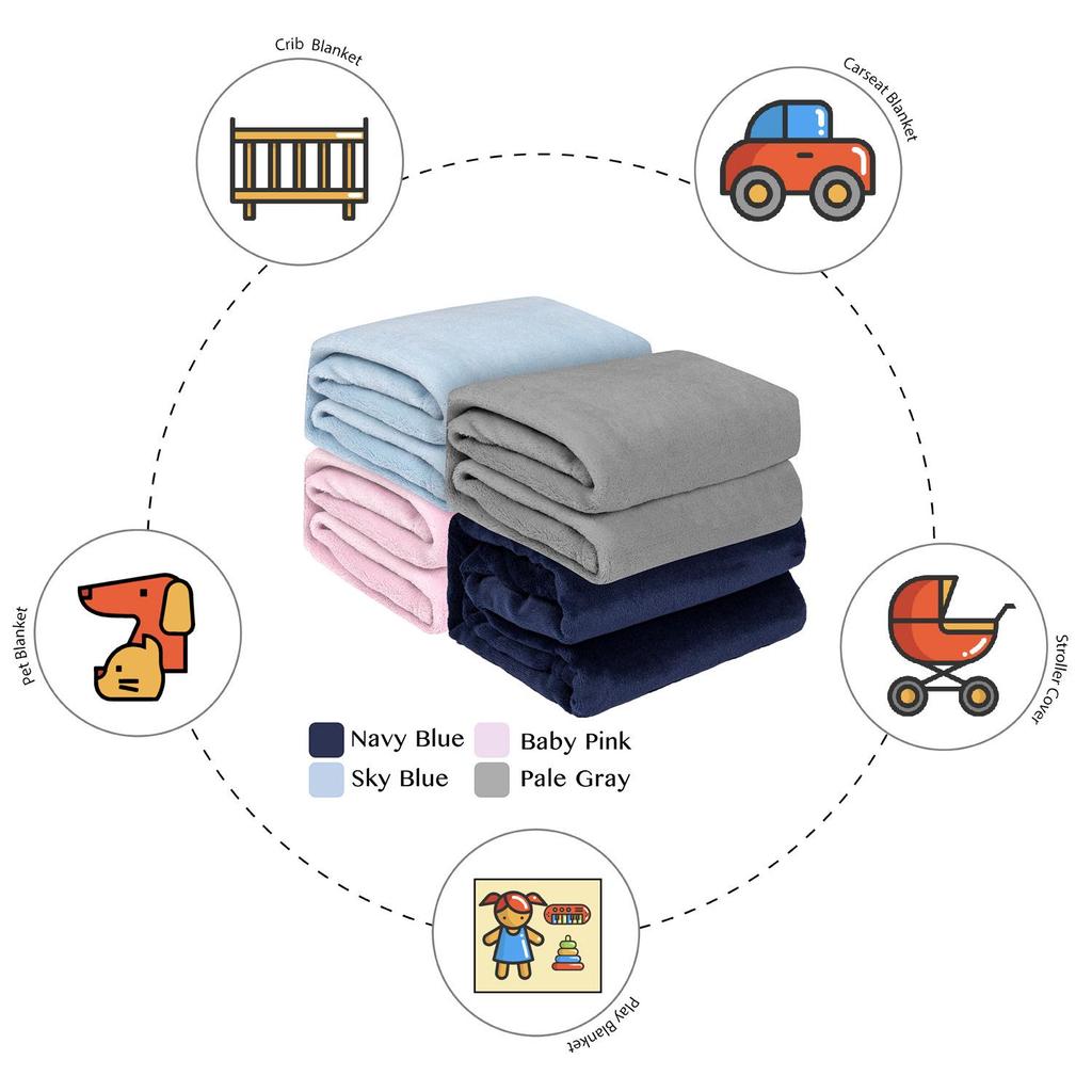 Спальный мешок для новорожденных, фланелевое одеяло - постельное белье из полиэстера