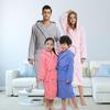 Pure Cotton Hooded Bathrobe - Thick, Absorbent Towel Material for Kids and Adults, Perfect for Autumn and Winter