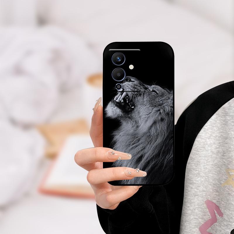 For infinix NOTE 12 PRO 5G Case X671B TPU Wolf Cat Silicone Bumper Cover for Infinix Note 12 Pro 5G Phone Case Note12 Pro 5G