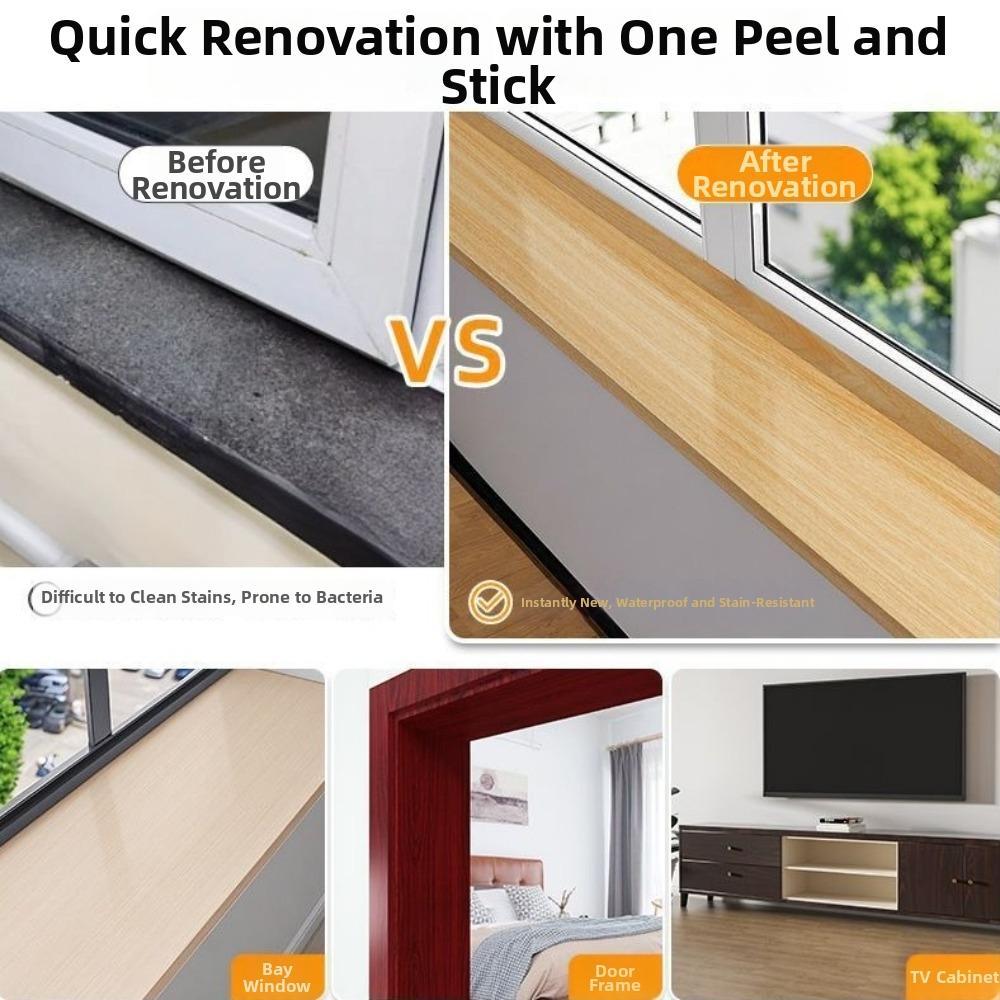 Removable Waterproof Sticker Thickened Self-Adhesive Wallpaper Desktop Door