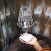 Настольная лампа Высокая Романтическая Светодиодная Акриловая Регулируемая Яркость Хрустальная Сенсорное Управление Атмосфера Ночь