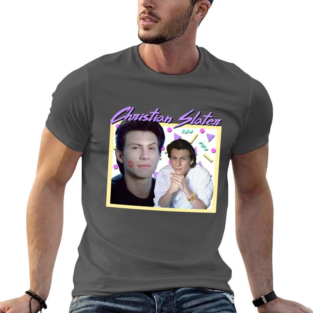 80s Christian Slater Tshirt Cotton T Shirts Unisex 100 T Shirt For Unisex 100 Percent Cotton Tshirt