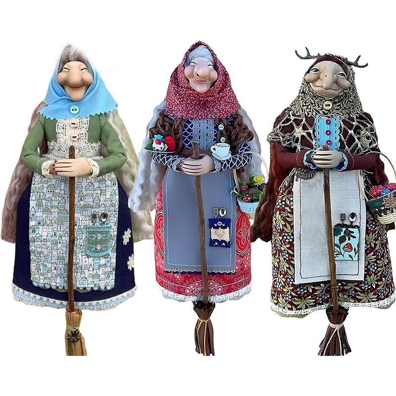 Handmade Kitchen Witch Doll, Enchanting Magic Good Luck Cooking Doll, Kitchen Hanging Decor, Home Decoration Who Loves To Cook