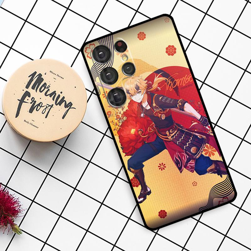 Чехол Genshin Impact Тома для Samsung Galaxy S24 FE S20 FE S21 S22 S23 S24 S25 Ultra S9 S10 S25 Plus