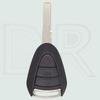 DR 2/3 Button Replacement Car Key Shell Case Housing Cover For Porsche Boxster/Cayman 911/997 Carrera 911 Targa 2005-2012